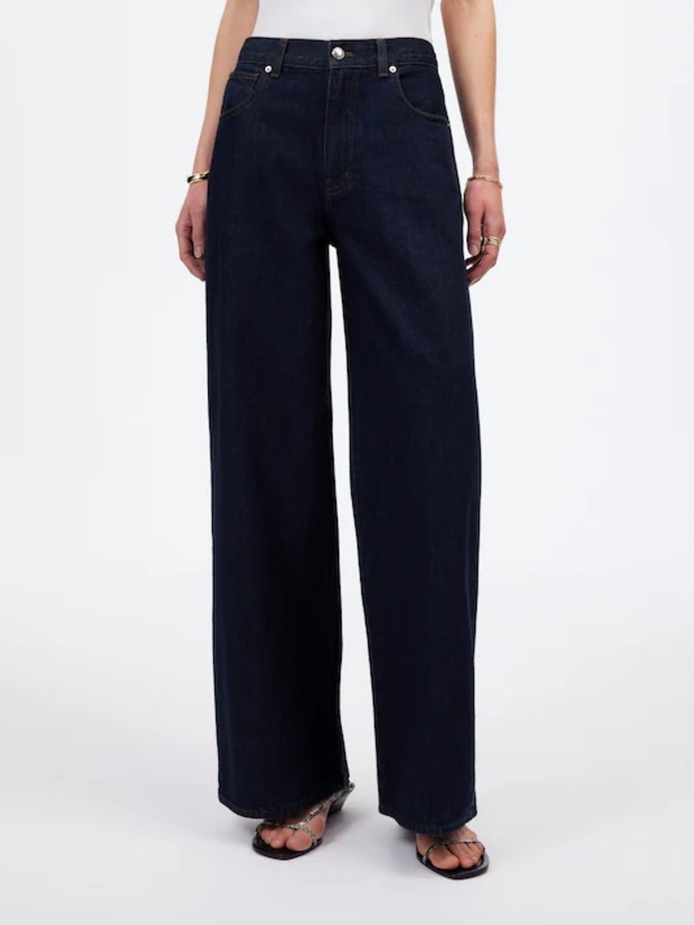 Madewell super wide leg jeans 27